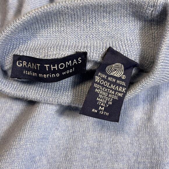Grant Thomas Italian Fine Merino Wool Three Sweaters All Size Medium Italy - Picture 6 of 16